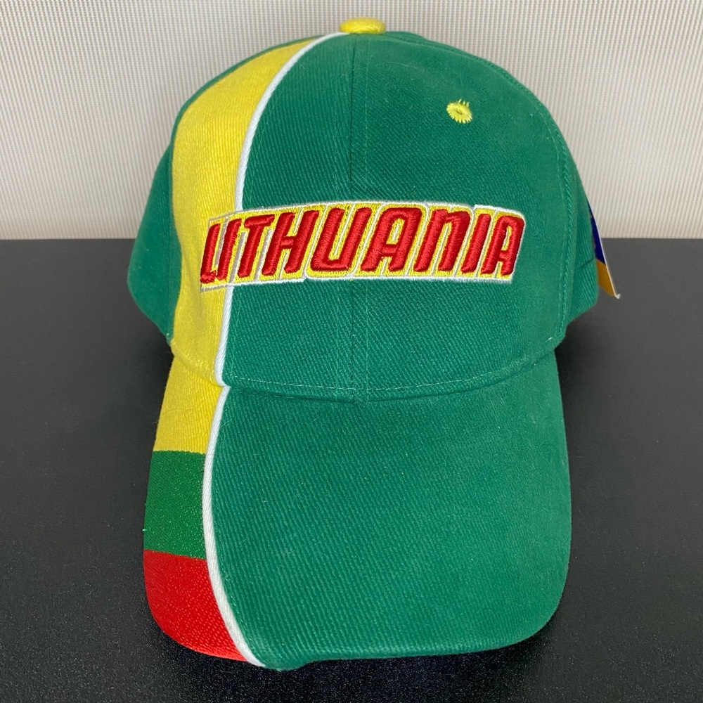 Lithuania Flag Cap One Size Myrtle Beach Cotton Hat